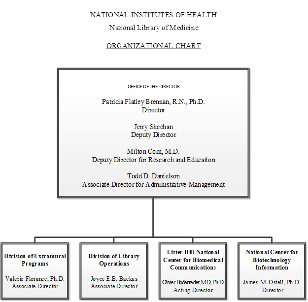 Organizational chart - data below