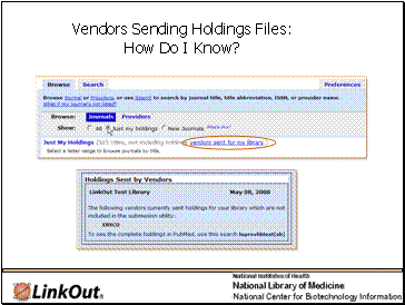 Vendors Sending Holdings Files: How Do I Know?