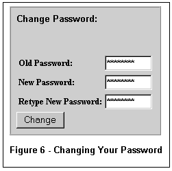 Changing your password