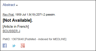 Previous citation display for a non-English full text article for which an English translation for the article title is not available.